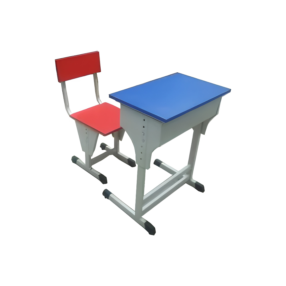 Blue and Red study table and chair
