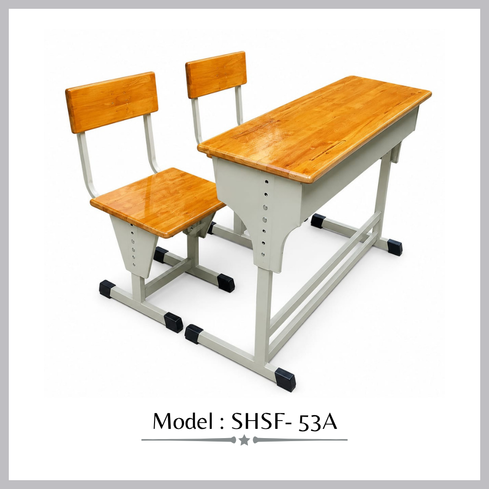 Double seater study desk