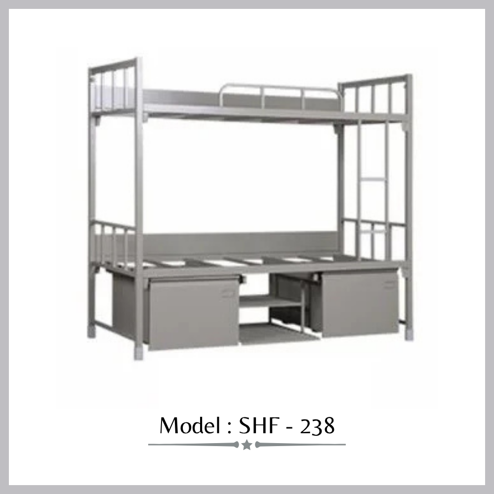 Durable Bunker Cot With Storage