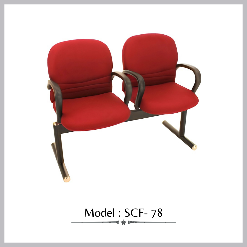 Maroon cushion chair