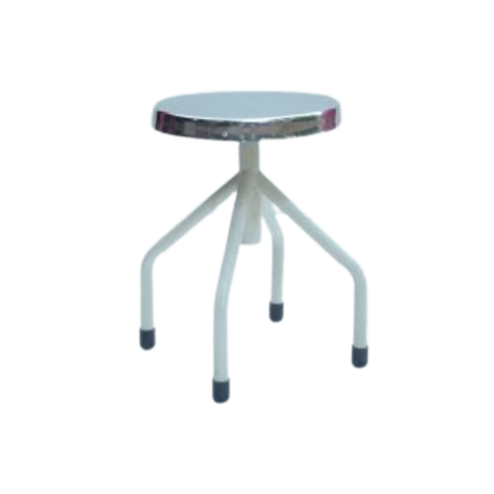 Steel round lab stool