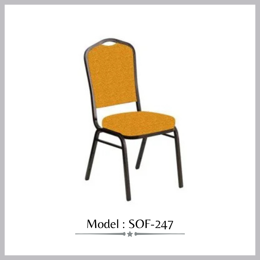 Yellow Banquet chair