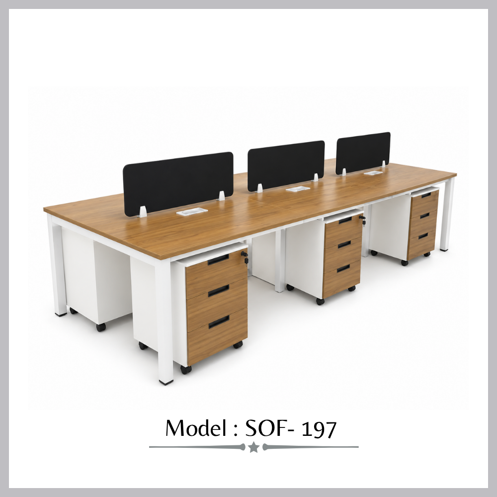Back to Back Workstation Table