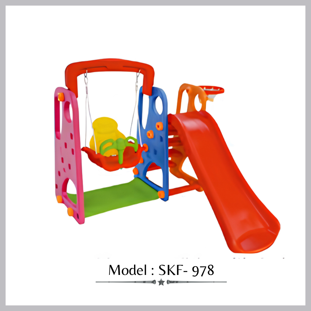 Multicolour Slide with Swing