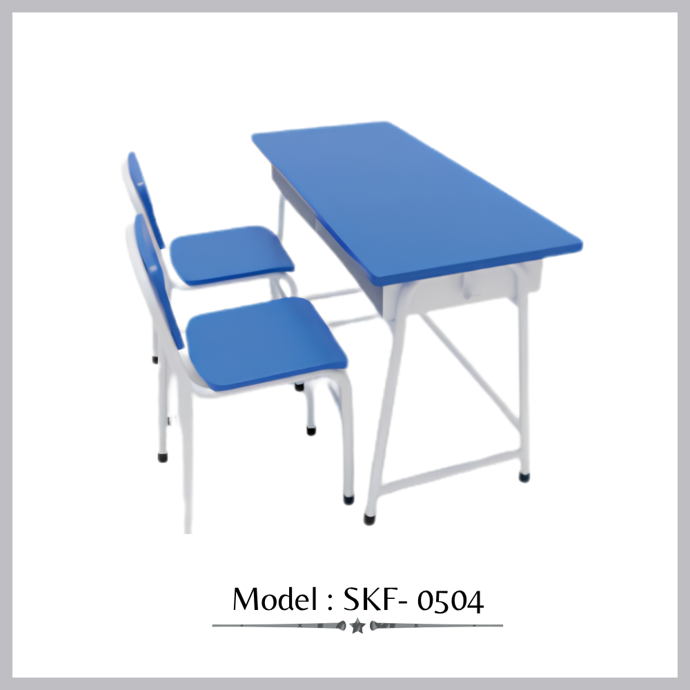 Rectangular Dual-Seater Desk