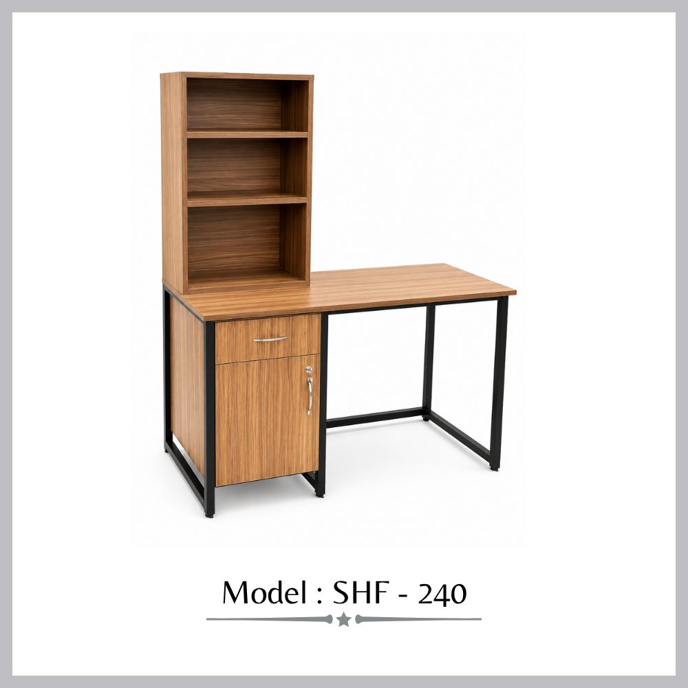 Study Table With Cupboard